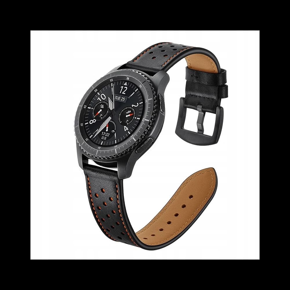 Tech-Protect Leder Samsung Gear S3 Schwarz - 5