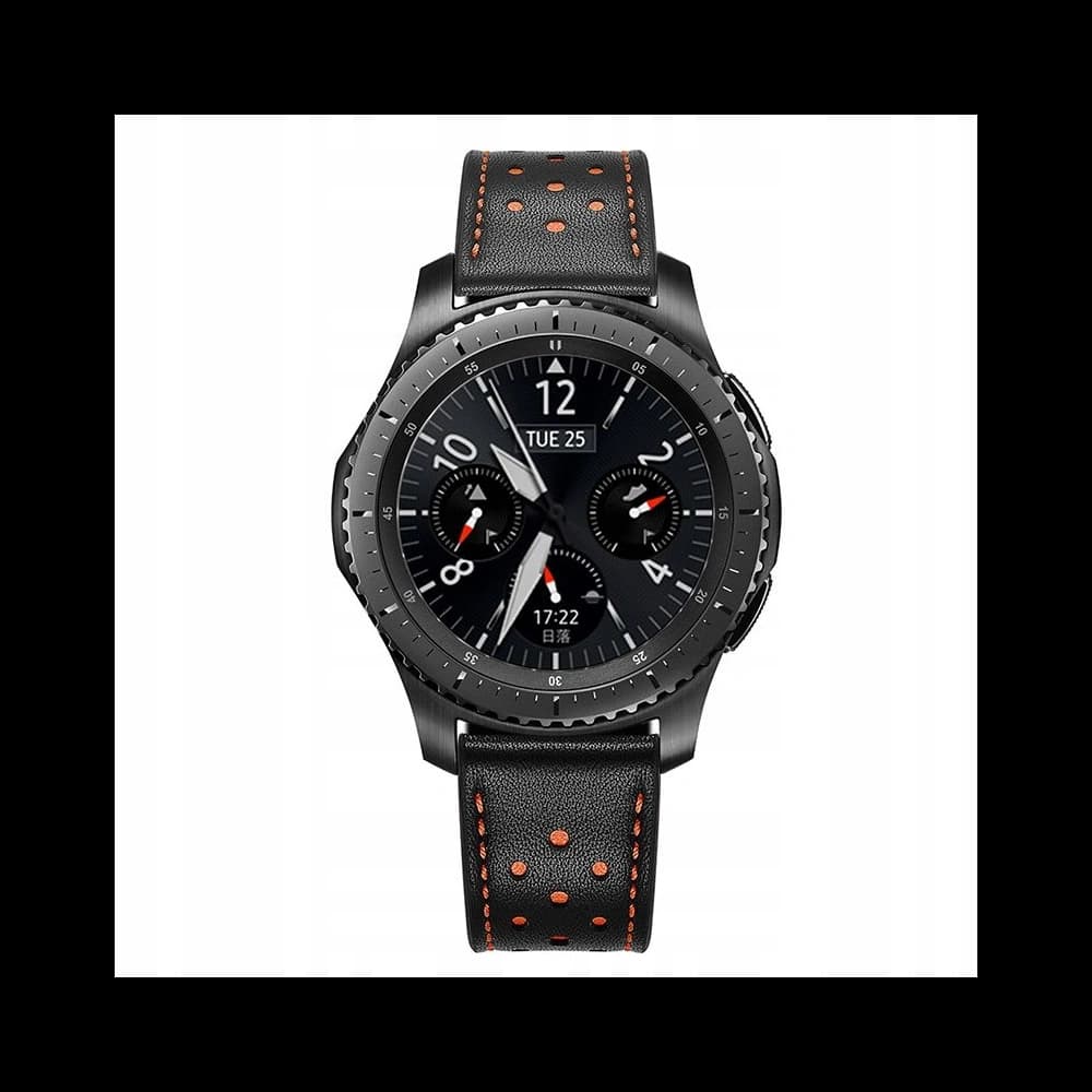 Tech-Protect Leder Samsung Gear S3 Schwarz - 6