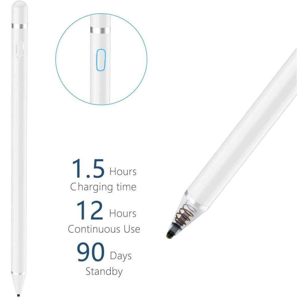 Tech-Protect Active Stylus Pen White - 3