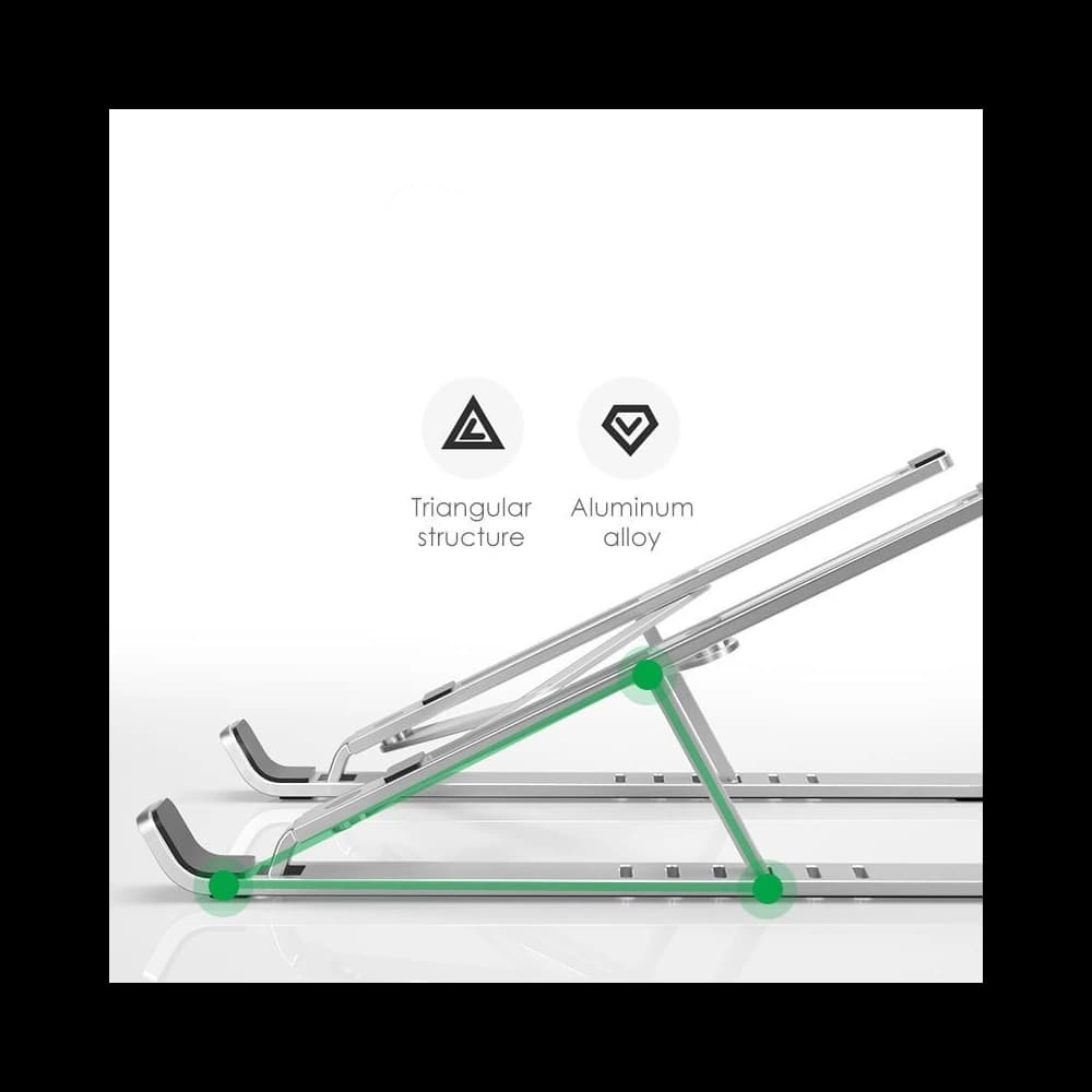 Laptopständer Tech-Protect Alustand Universal Laptop Stand Dunkelgrau - 5