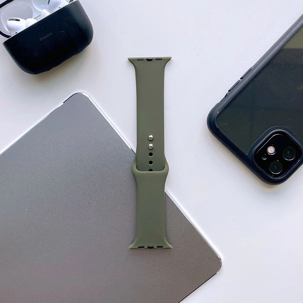 Band Tech-Protect Iconband Apple Watch 4/5/6/7/SE/8/9/Ultra 44/45/49mm Army Green - 2