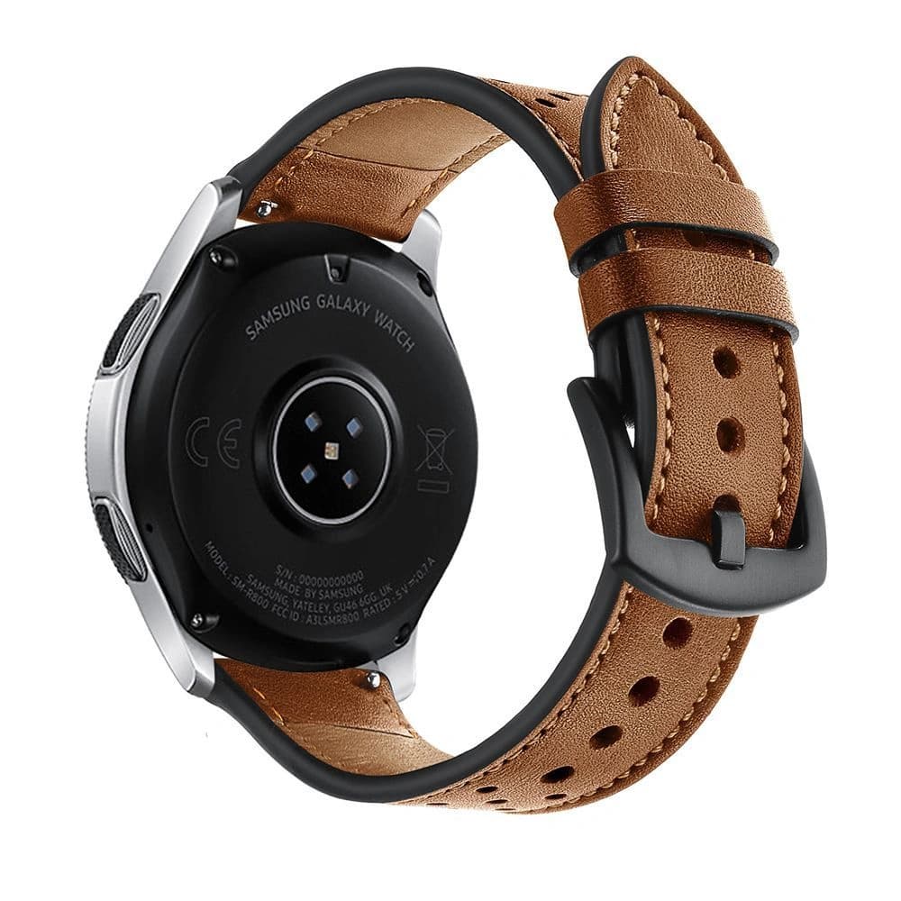 Tech-Protect Leather Samsung Galaxy Watch 3 45mm Brown - 2