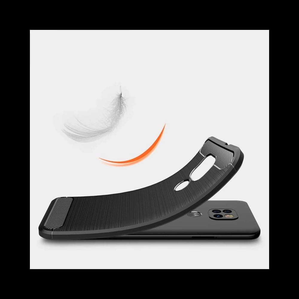 Case Tech-Protect TPUCarbon Motorola Moto G9 Play/E7 Plus Schwarz - 3