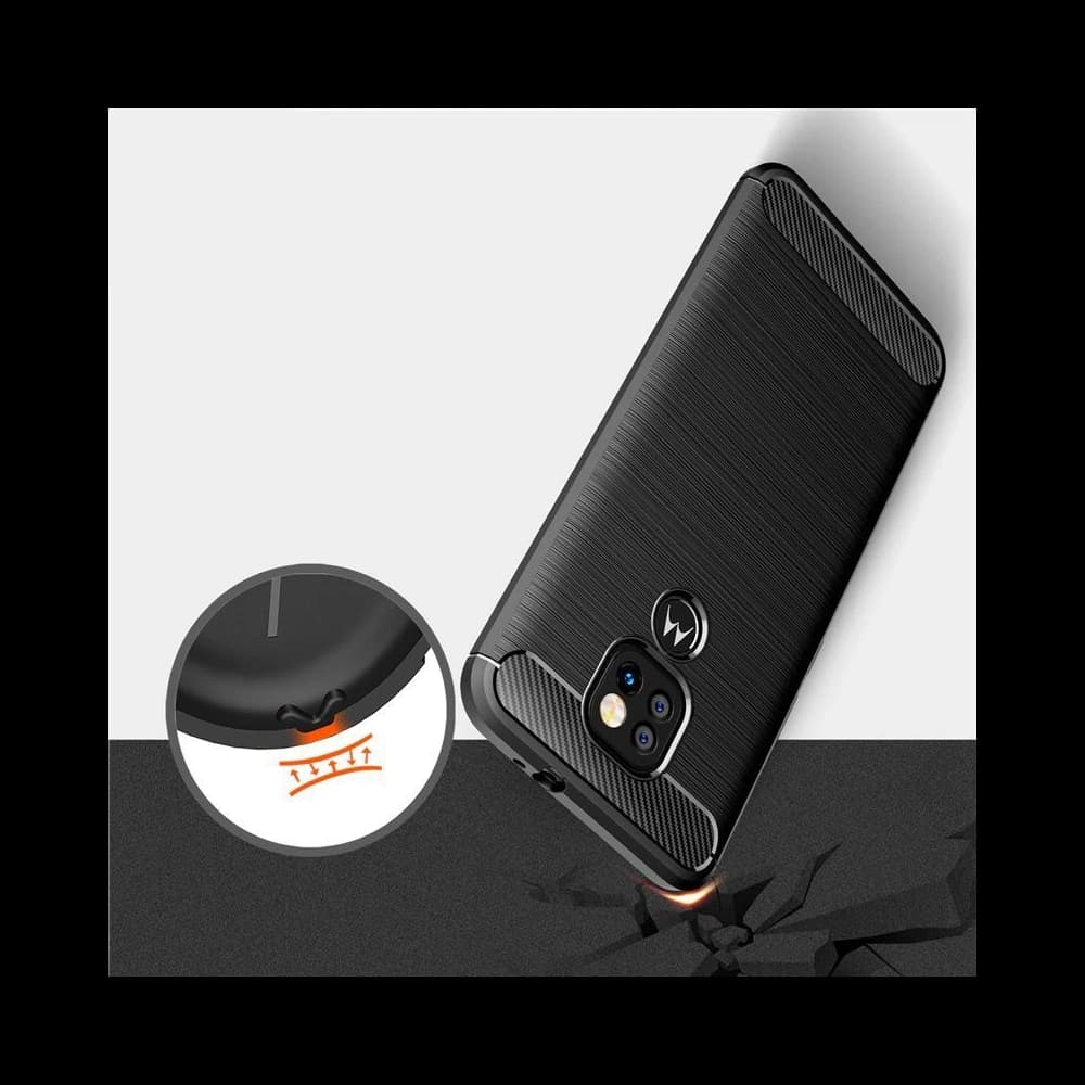 Case Tech-Protect TPUCarbon Motorola Moto G9 Play/E7 Plus Schwarz - 6
