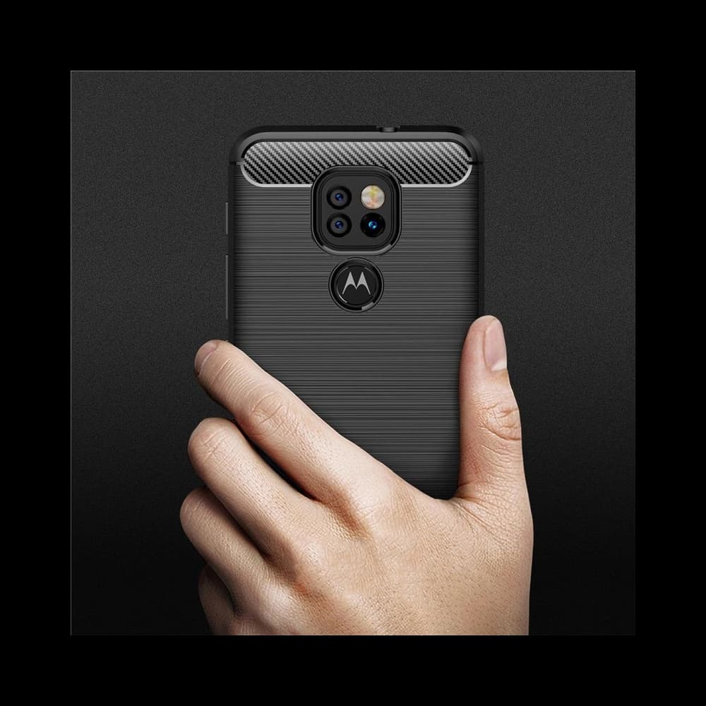 Case Tech-Protect TPUCarbon Motorola Moto G9 Play/E7 Plus Schwarz - 7