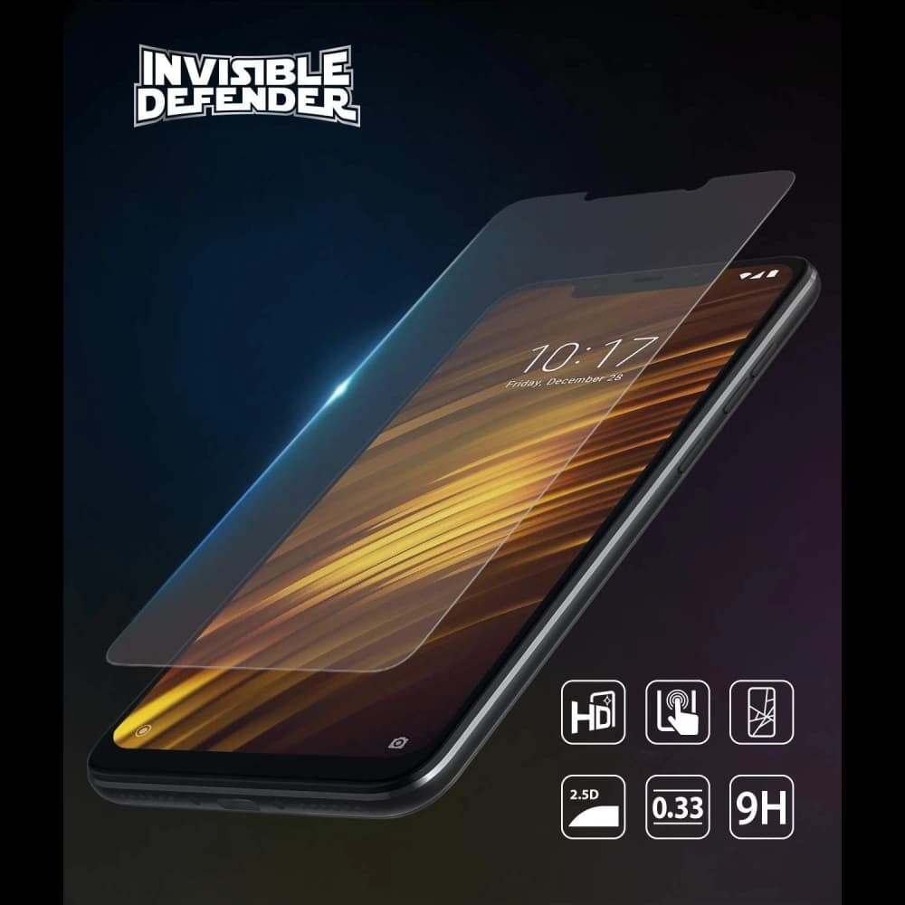 Hartglas-Set Ringke ID Glass Pocophone F1 0.33mm 3er Pack - 2