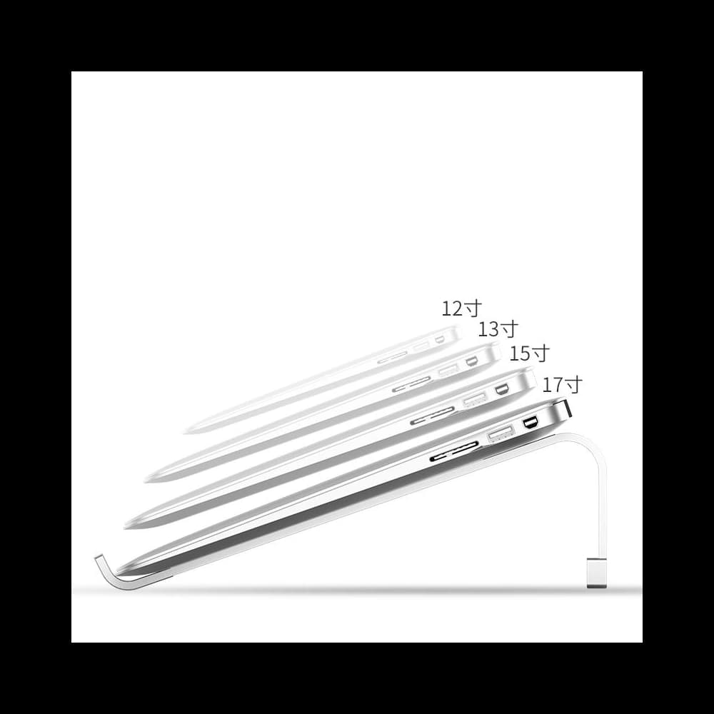 Laptopständer Tech-Protect Alustand 2 Universal Laptop Stand Silber - 4