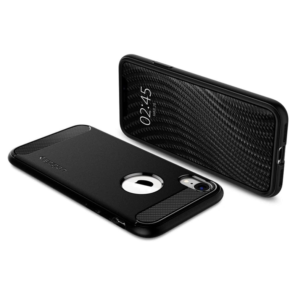 Case Spigen Rugged Armor iPhone XR 6.1 Schwarz - 2