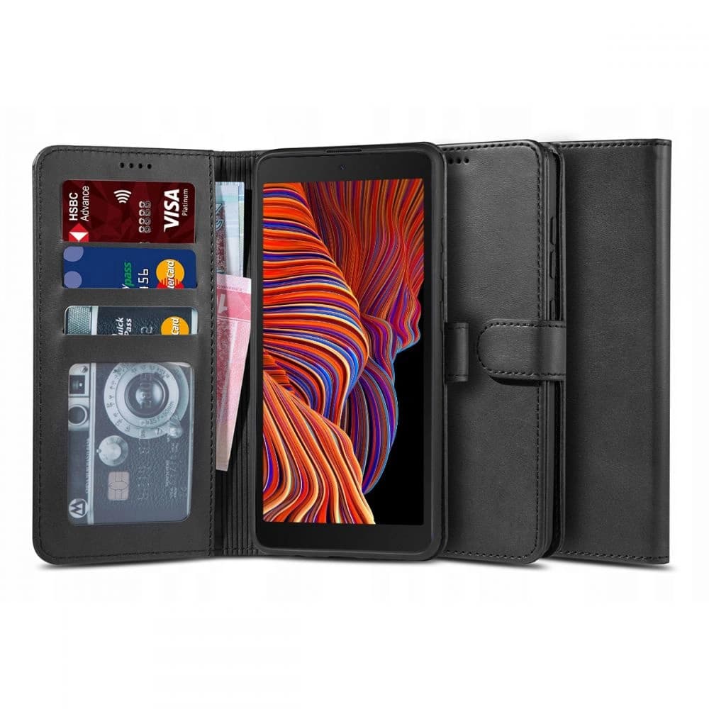 Case Tech-Protect Wallet 2 Samsung Galaxy Xcover 5 Schwarz - 1