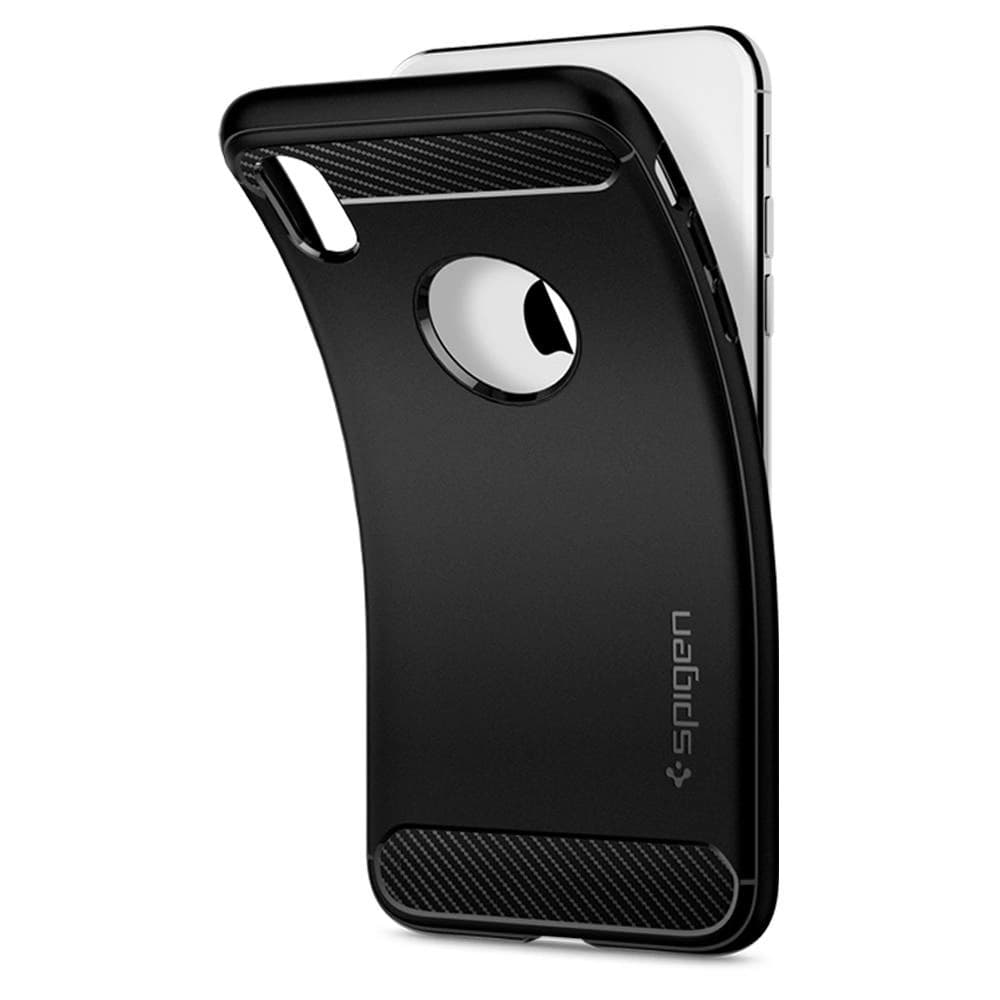 Case Spigen Rugged Armor iPhone XR 6.1 Schwarz - 5