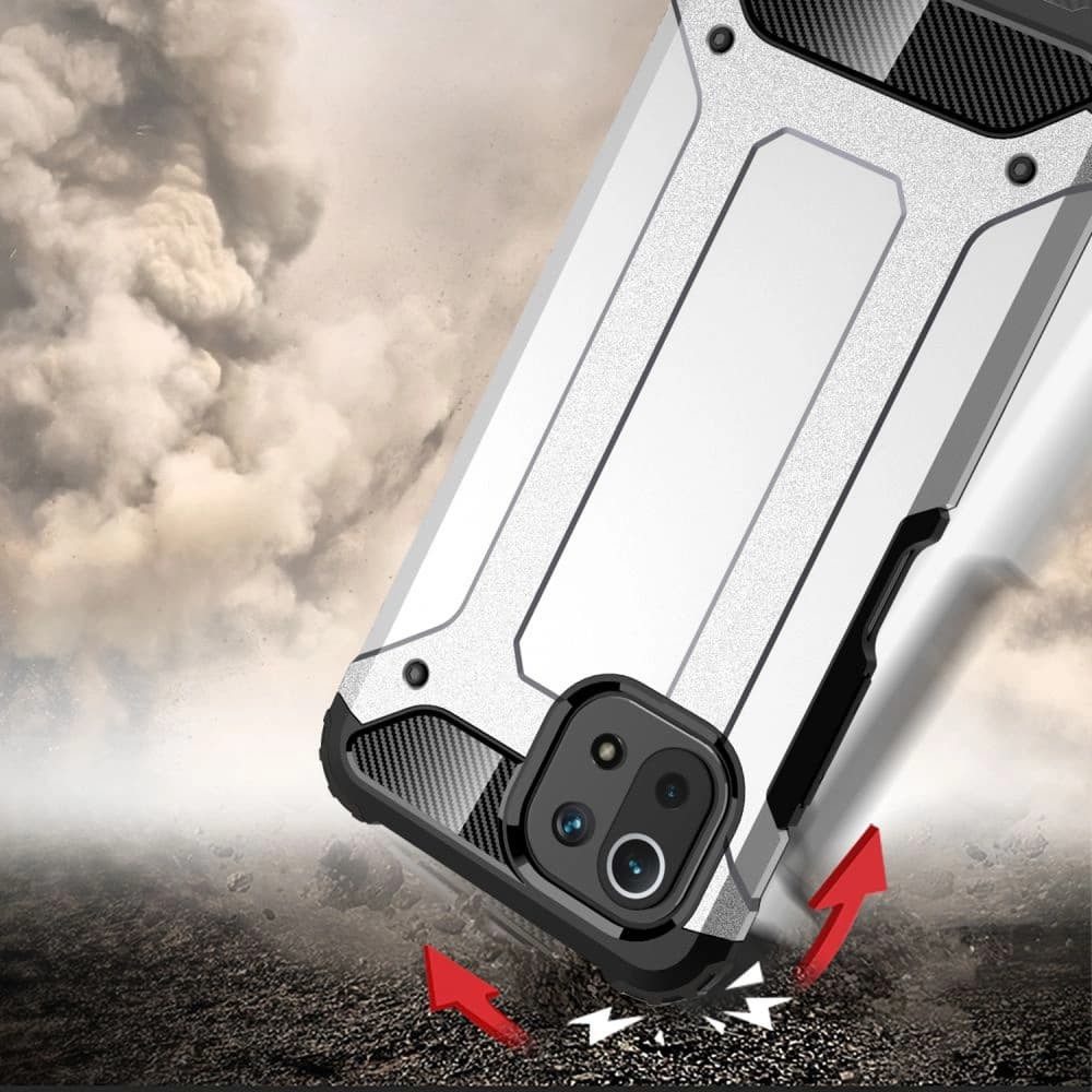 Case Tech-Protect Xarmor Xiaomi Mi 11 Lite 4G/5G Schwarz - 4