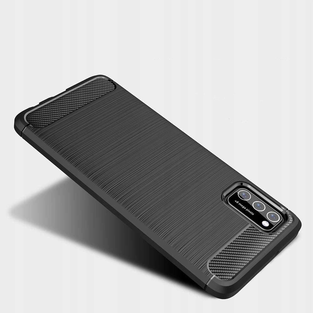 Case Tech-Protect TPUCarbon Redmi 9T Schwarz - 2
