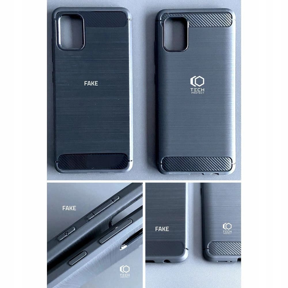 Case Tech-Protect TPUCarbon Redmi 9T Schwarz - 7