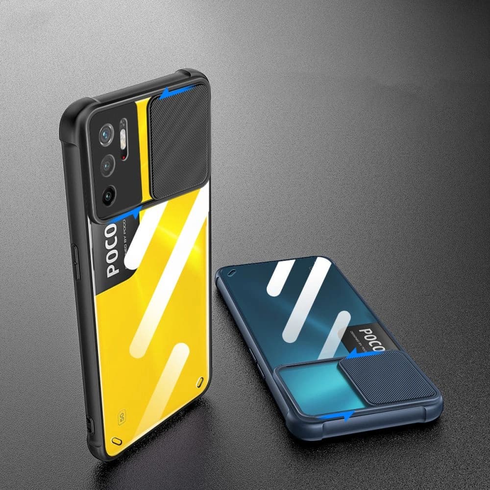 Case Tech-Protect Camshield POCO M3 Pro 5G/Redmi Note 10 5G Schwarz - 4