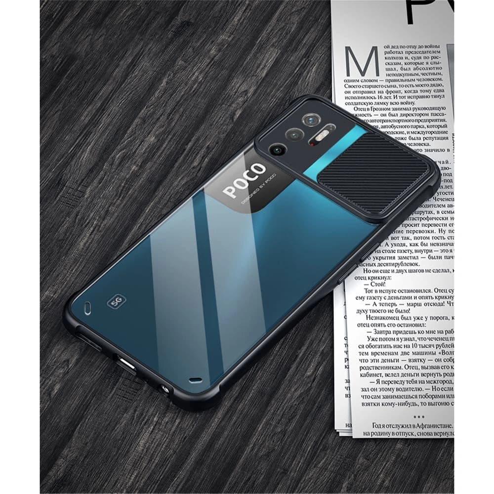 Case Tech-Protect Camshield POCO M3 Pro 5G/Redmi Note 10 5G Schwarz - 7