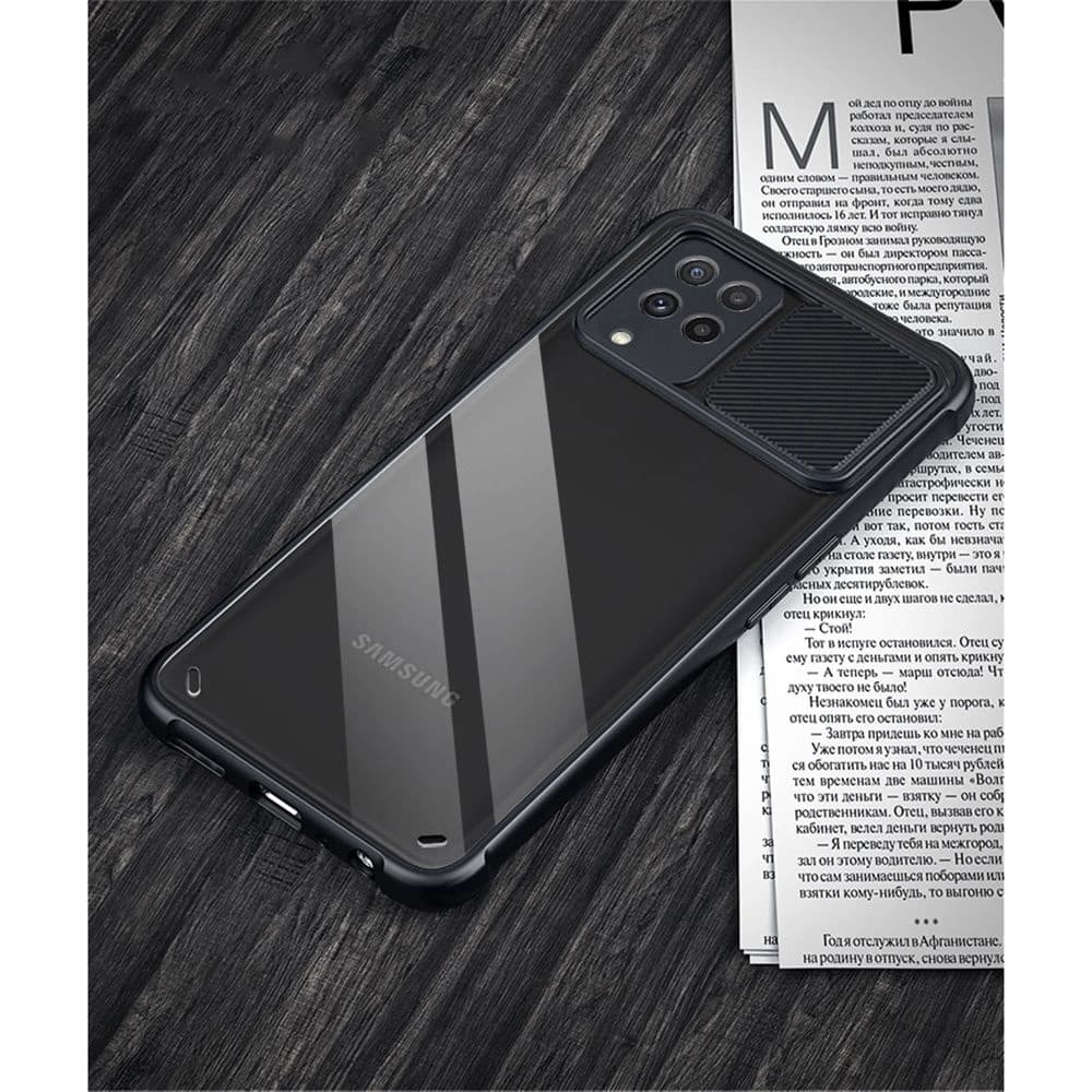 Case Tech-Protect Camshield Samsung Galaxy A22 4G Schwarz - 9