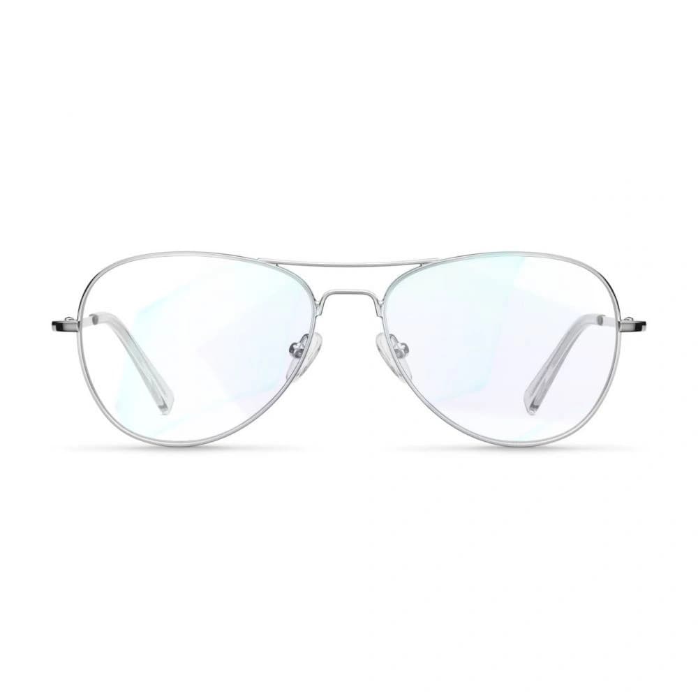 Computerbrille Meller mit blauem Lichtfilter Ashia Silver - 1