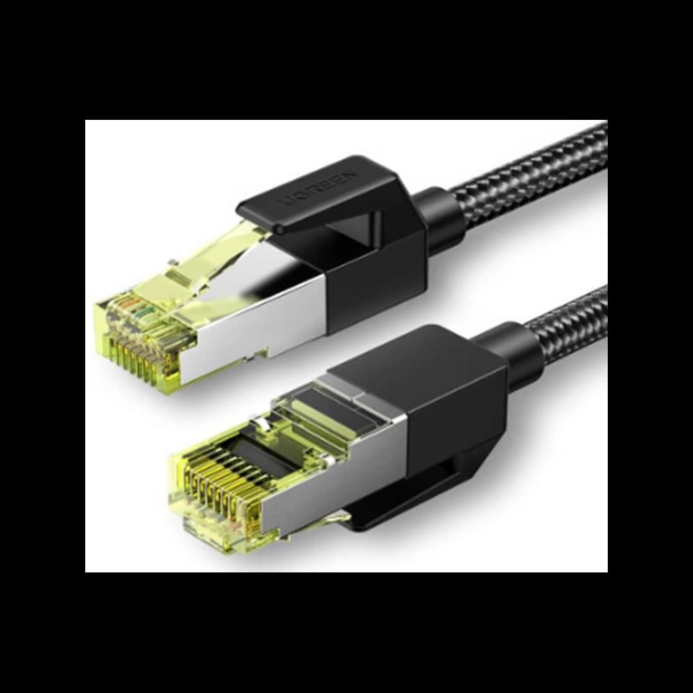 UGREEN NW150 Cat 7 F/FTP Braid Ethernet RJ45 Cable 5m (black) - 1