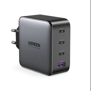 UGREEN CD226 Wall Charger, USB QC3.0, 3x USB-C, 100W, PD (Black)
