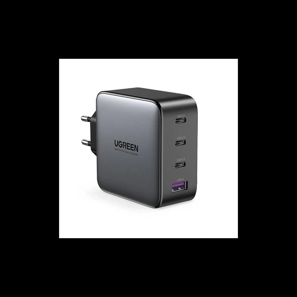 UGREEN CD226 Netzladegerät, USB QC3.0, 3x USB-C, 100W, PD (schwarz) - 1