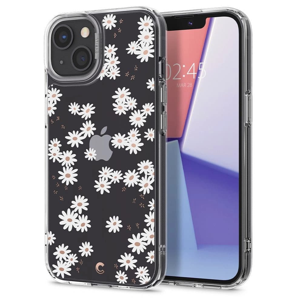 Case Spigen Cyrill Cecile Apple iPhone 13 Weiß Daisy - 1
