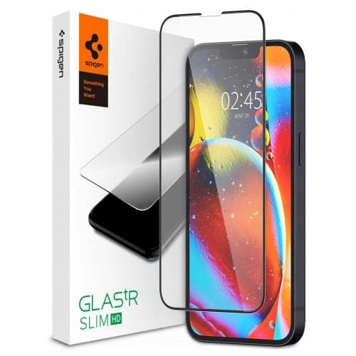 Gehärtetes Glas Spigen GLAS.tR Slim Apple iPhone iPhone 14 Plus / 15 Plus Schwarz