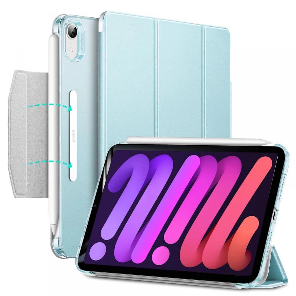 Case ESR Ascend Trifold Apple iPad mini 2021 (6. Generation) / iPad mini 8.3" 2024 7gen / iPad mini 8.3" 2024 7gen Hellblau - 1
