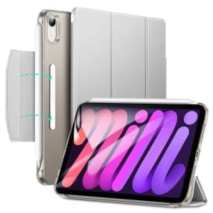 Case ESR Ascend Trifold Apple iPad mini 2021 (6. Generation) / iPad mini 8.3" 2024 7gen / iPad mini 8.3" 2024 7gen Silber Grau