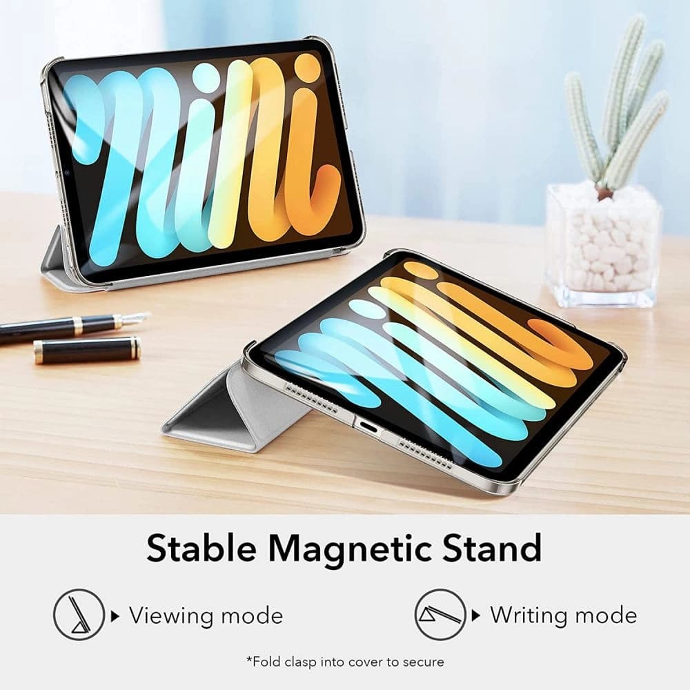 ESR Ascend Trifold Apple iPad mini 2021 6 Gen / iPad mini 8.3" 2024 7gen Silver Grey - 4