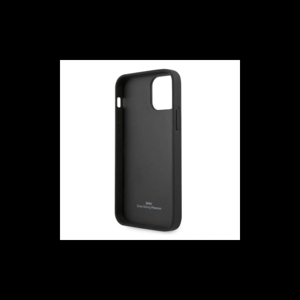 Case BMW BMHCP12MRSWPK Apple iPhone 12/12 Pro schwarz/black hardcase Leder Perforiert - 7
