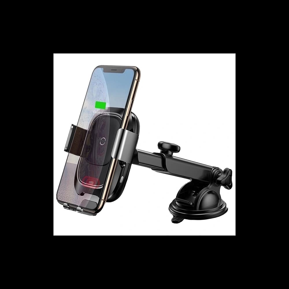 Baseus Intelligent Auto Lock Air Vent Wireless Charger Car Mount Dashboard - 1