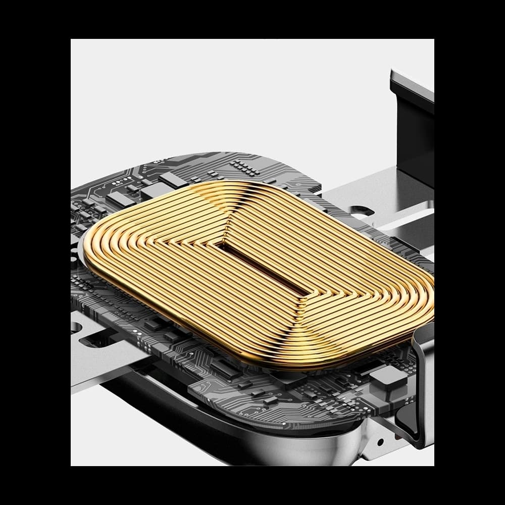 Baseus Intelligent Auto Lock Air Vent Wireless Charger Car Mount Dashboard - 7