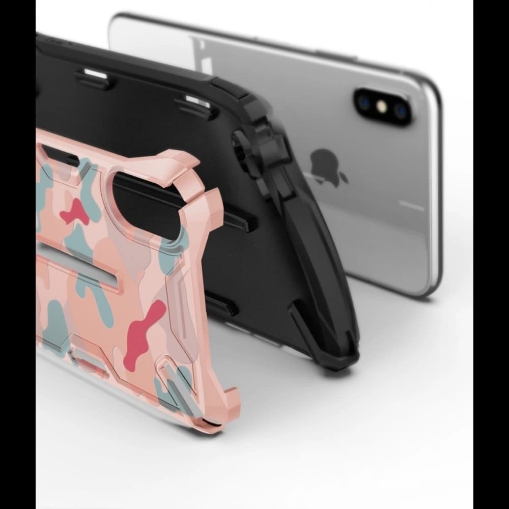 Ringke Dual-X Design iPhone XS Max 6.5 Camo Black - 6