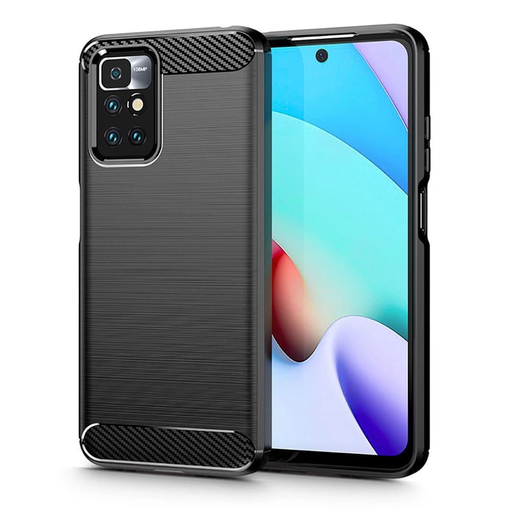 Tech-Protect TPUCarbon Redmi 10 Black - 1