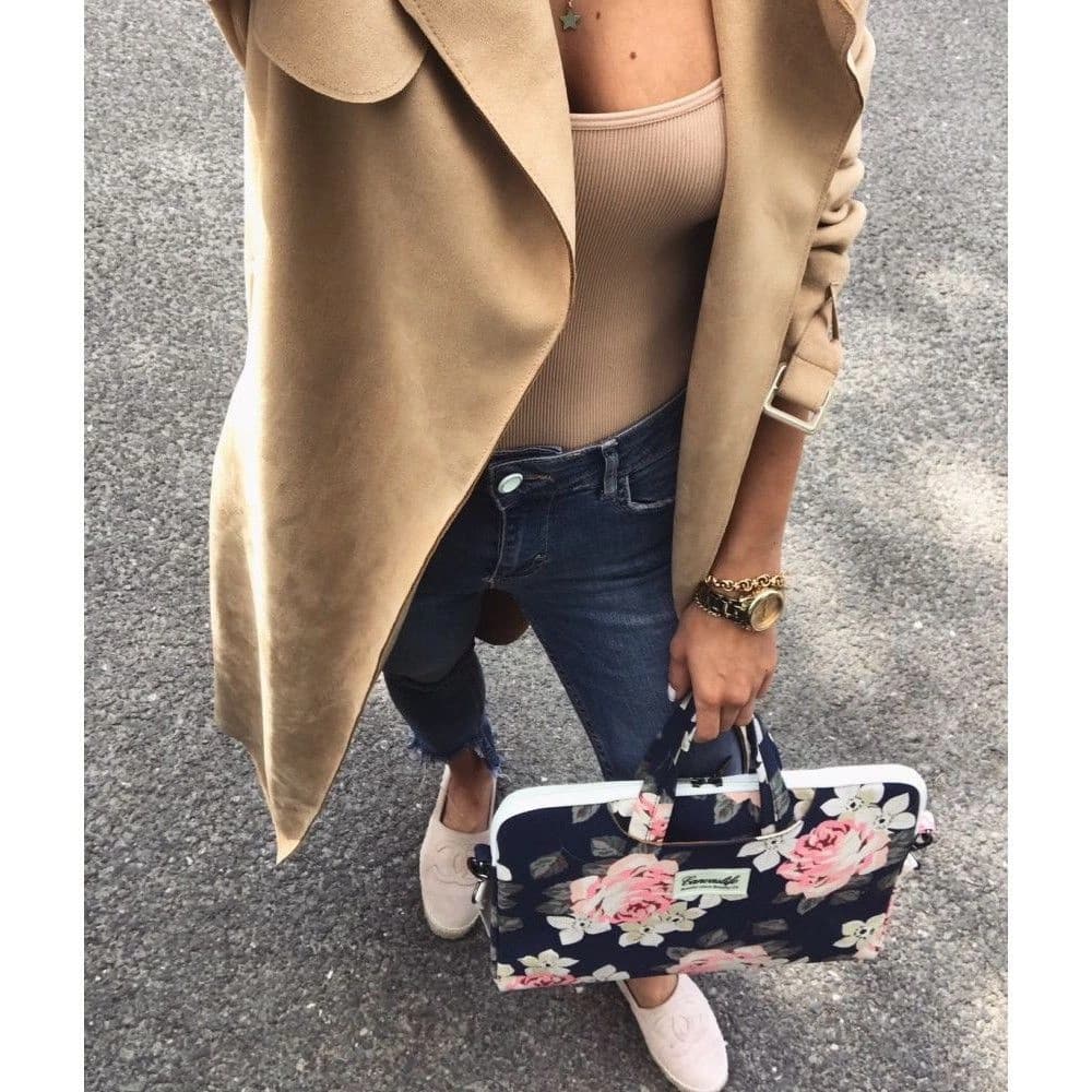 Canvaslife Briefcase Bag 15-16 inch Blue Camellia - 6