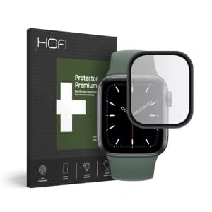Hybriertes Glas Hofi Hybrid Glass Apple Watch 44mm Schwarz