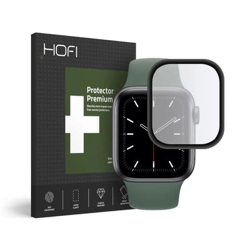 Hybriertes Glas Hofi Hybrid Glass Apple Watch 40mm Schwarz