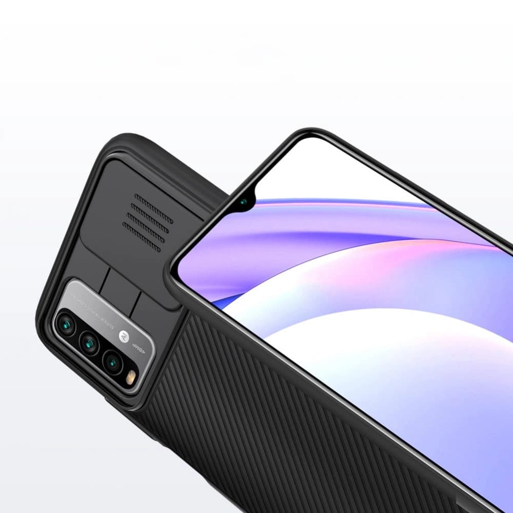 Case Nillkin CamShield Redmi 9T Schwarz - 3