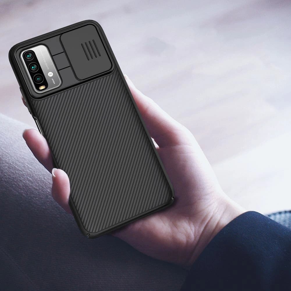 Case Nillkin CamShield Redmi 9T Schwarz - 5