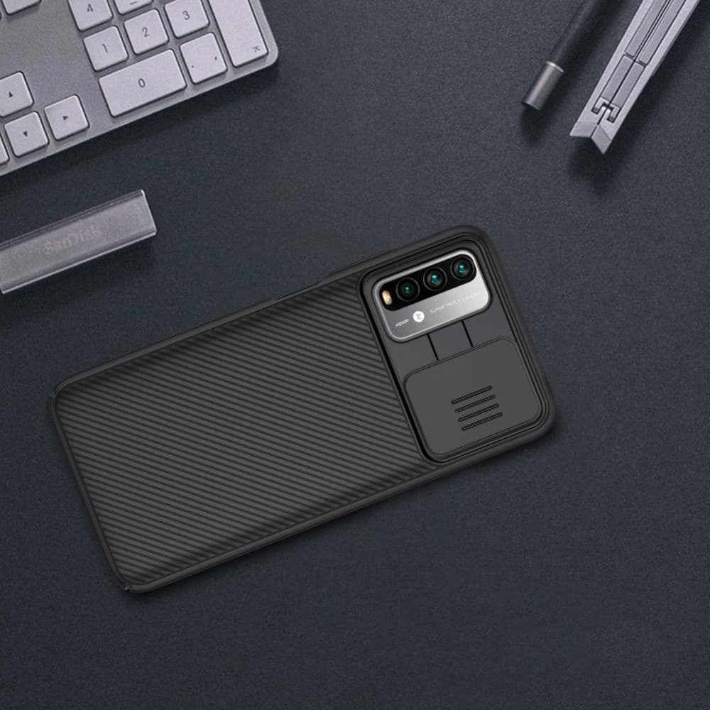 Case Nillkin CamShield Redmi 9T Schwarz - 10