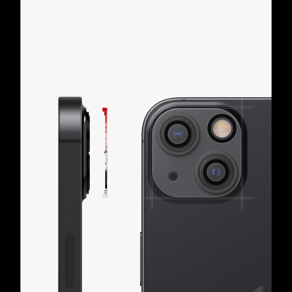 Gehärtetes Glas für Ringke Kamera Schutzglas Apple iPhone 13/13 mini [2 PACK] - 7