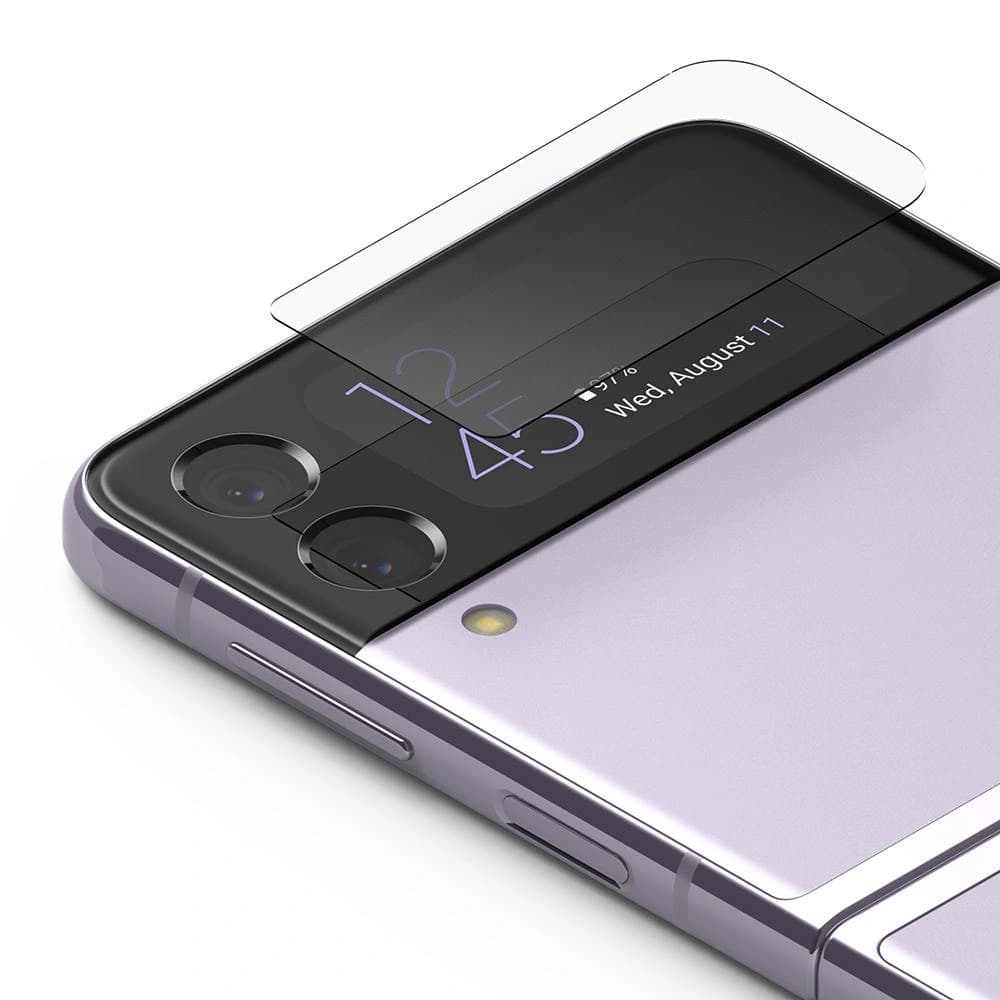 Gehärtetes Glas für kleinen Bildschirm Ringke Cover Display Glass Samsung Galaxy Z Flip 3 [3 PACK] - 1