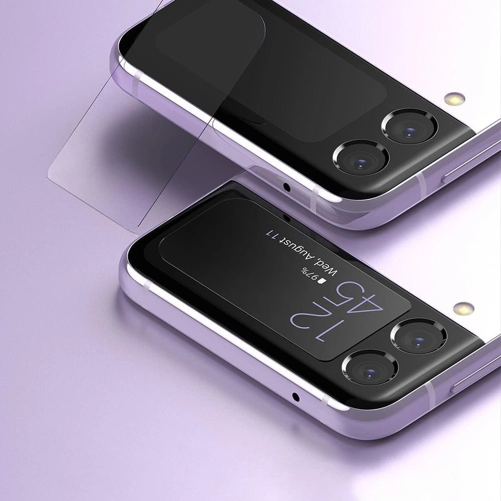 Gehärtetes Glas für kleinen Bildschirm Ringke Cover Display Glass Samsung Galaxy Z Flip 3 [3 PACK] - 2