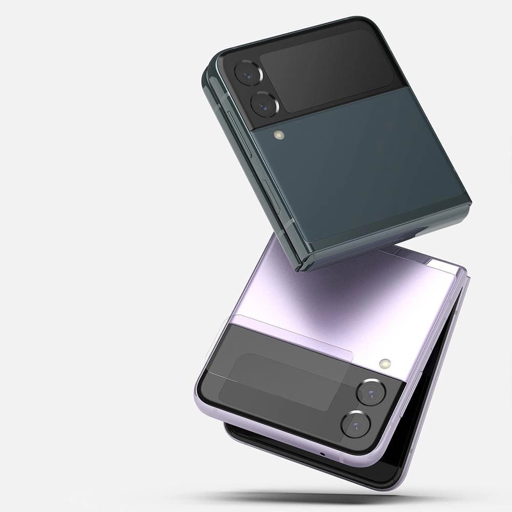 Gehärtetes Glas für kleinen Bildschirm Ringke Cover Display Glass Samsung Galaxy Z Flip 3 [3 PACK] - 6