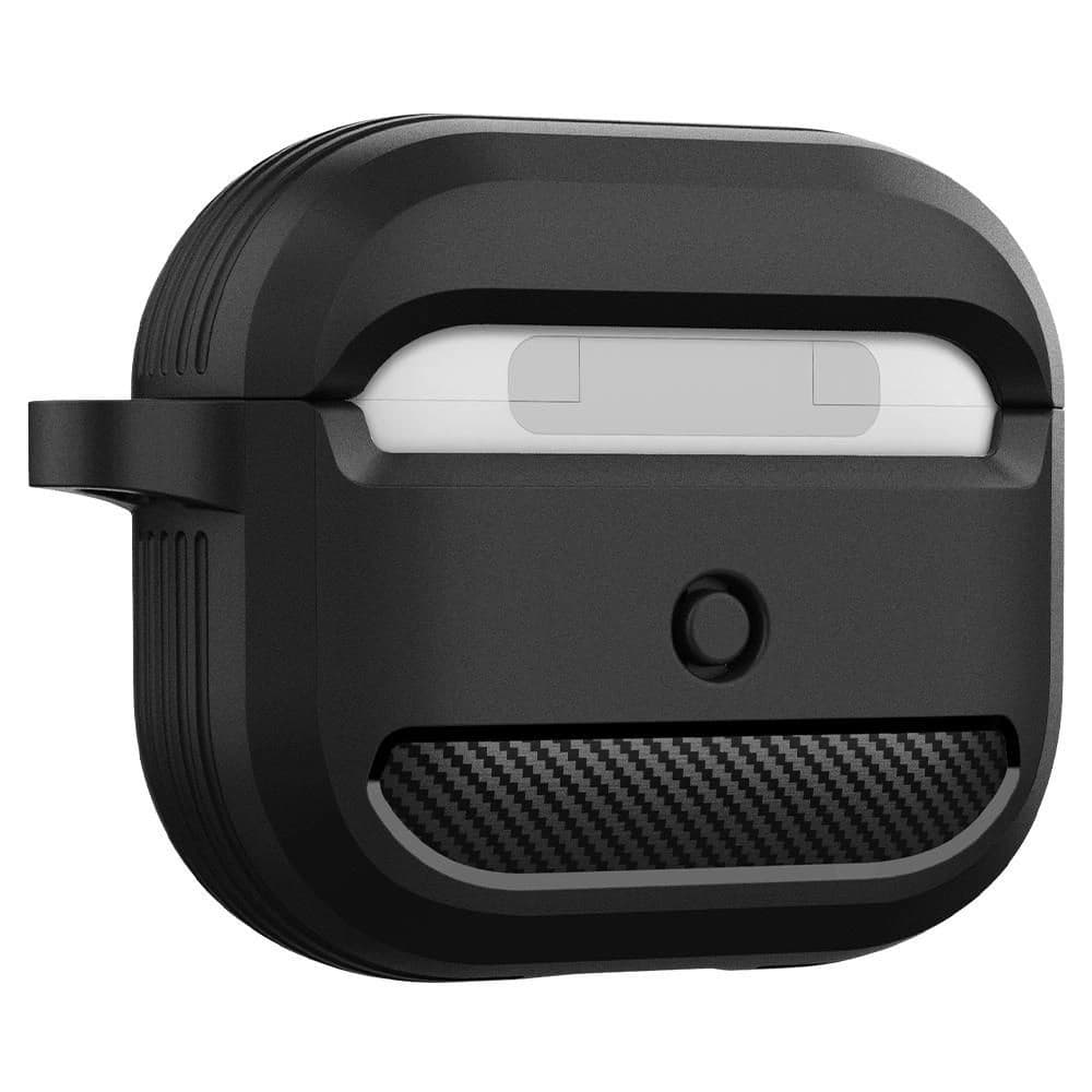 Case Spigen Rugged Armor Apple AirPods 3 2021 Matt Schwarz - 4