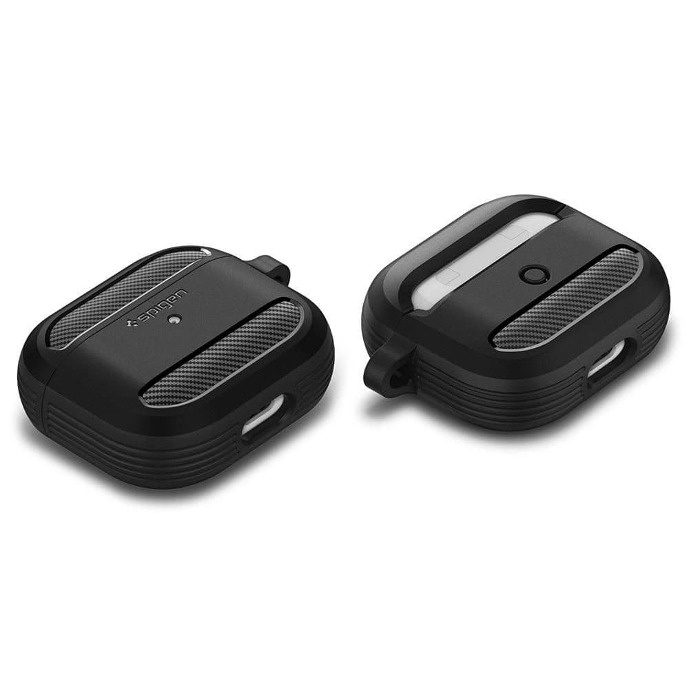 Case Spigen Rugged Armor Apple AirPods 3 2021 Matt Schwarz - 5