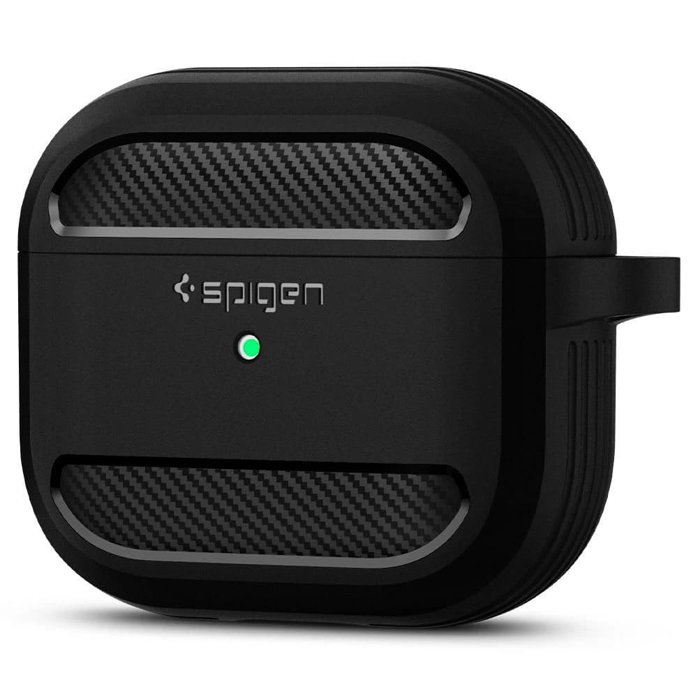 Case Spigen Rugged Armor Apple AirPods 3 2021 Matt Schwarz - 7