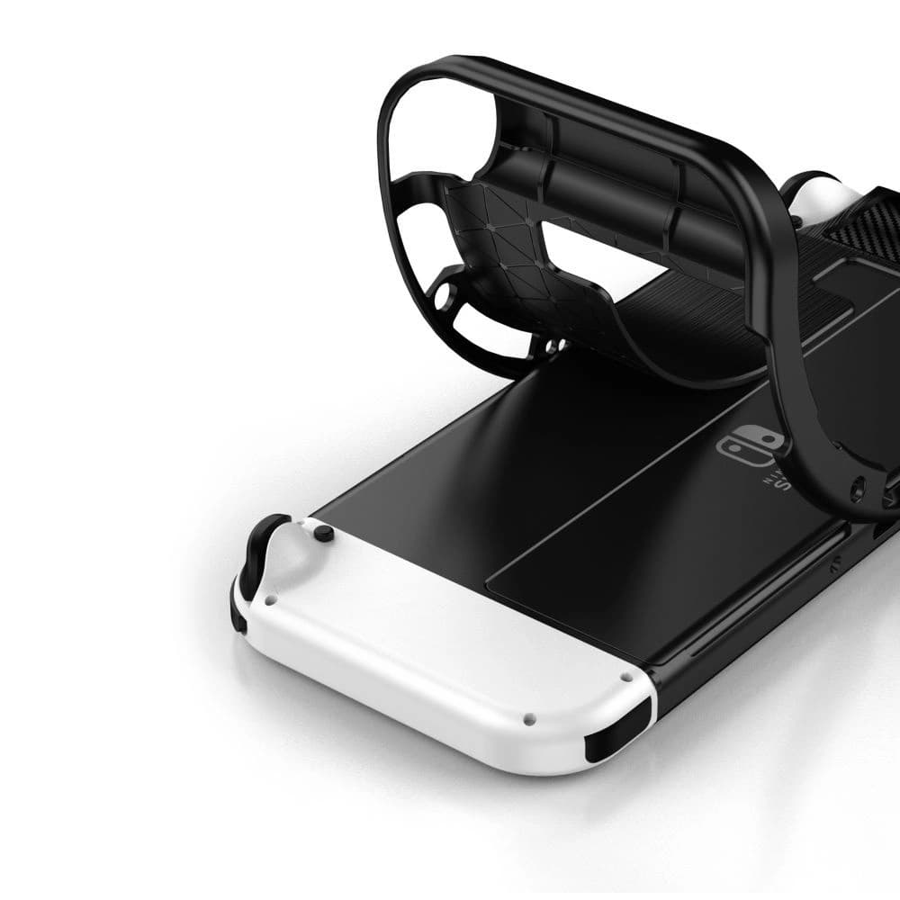 Tech-Protect TPUCarbon Nintendo Switch Oled Black - 5
