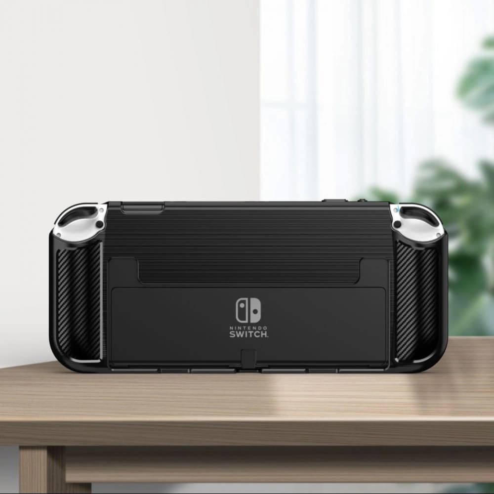 Tech-Protect TPUCarbon Nintendo Switch Oled Black - 9