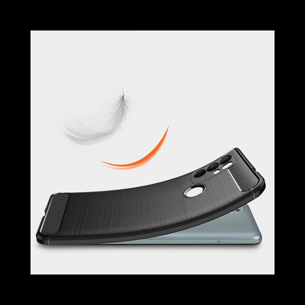 Case Tech-Protect TPUCarbon Motorola Moto G60s Schwarz - 3
